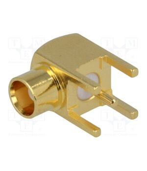 MCX6252B1-3GT30G-50 Connector: MCX; socket; female; angled 90°; 50Ω; THT; PTFE; Vswr: 1.5 iJbYK-zVEeA_p3NqAucdiQ4-7SFtpQPV8wohOKGVx0Y