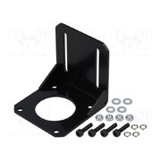 STEEL L-BRACKET FOR NEMA 23 Bracket; black; bracket,mounting screws; steel; 1pcs; NEMA 23 84nSrdfZCsAqPVK6Quo7_QT6b0DIYehmcTEV8Lg9a9o
