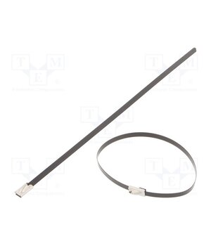 BMSC2045 Cable tie; L: 200mm; W: 4.6mm; stainless steel AISI 304; 450N WZrF66UukqahSBFz0AndweIvYOKZStZAu_fZYnZwGb8