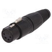 FC6151 Connector: XLR; plug; female; PIN: 4; straight; for cable; soldering n4UdvLuKzwM5S-ZoOQoYfeySTouQ8HXjv5xtqZFzWdU