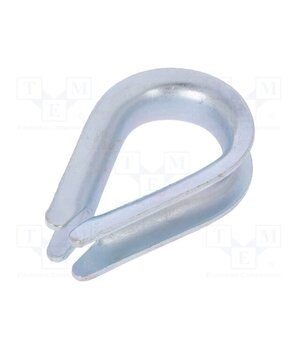 KU14 Thimble for rope; steel; for rope; Ørope: 14mm; zinc; DIN 6899B tok44lBP2Rw-fTIMSDXdPHPcHtxLJhkb27dI0c6bm3k