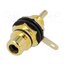 VG03095 BLACK Connector: RCA; socket; female; insulated; gold-plated qhTJTofPkqmCfmYjo80ssZGfkFR7nkoUVmMs5KlSM3A