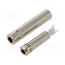 NYS2203P Connector: Jack 6,3mm; plug; female; stereo; ways: 3; straight; 6mm W7J6XFmNWKPjFIdxlPJpigUv9xeBga_WatZueFTt-oY