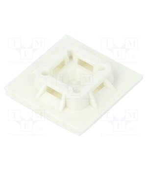 ABM100-A-C Holder; screw,self-adhesive; polyamide; white; Ht: 5.1mm; L: 25.4mm Yl8tlHNDhGb1Q4l11DPbmksuj1Z5lsNQrNkXbFNdH2o