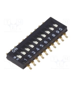 A6H-0101 Switch: DIP-SWITCH; Poles number: 10; ON-OFF; 0.025A/24VDC; Pos: 2 xalVQ-uwjaTlJhPMpoM8QYuWgNtJBsrqtNBErGSVaHo