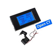 Spriegums Strāva Vats Jauda Enerģijas skaitītājs PZEM-061, maiņstrāva 80–260 V, 100 A

 ATSEM61.jpg