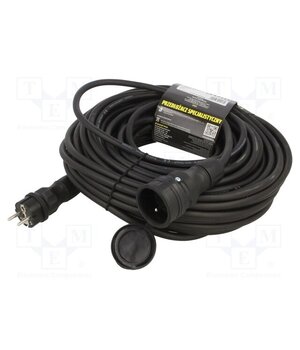 W-99201 Extension lead; H05RR-F; 3G2.5mm2; 30m; rubber; black; 16A ojzewn9q1RlqPZxvawc8lertU6FMtXy-eCc3-npgYJ8