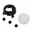 ROMI CHASSIS BALL CASTER KIT - BLACK Ball casters; Kit: ball,housing; black; push-in; plastic; plastic F5-0yzkwkl5p5nEdl3RnrUb-SfsouZUTKzEp3wxoXMc