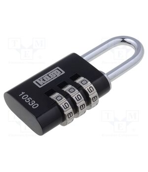 K10530BLAD Padlock; shackle,combination code; aluminium; A: 32mm; B: 27mm lVXlj6eH6RPlnuSZ_caB4QC71jKmj0IEYEsVi8gGeE4
