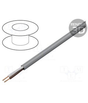 CF130.07.02.UL Wire: control cable; chainflex® CF130.UL; 2x0.75mm2; PVC; grey qQA9NoV38Rg4AluBvE1U23io9T2MdOdii4hEygQIz5s