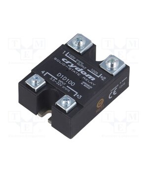 D1D100 Relay: solid state; Ucntrl: 3.5÷32VDC; 100A; 1÷100VDC; 1-DC Pt5dvQU9q96CnR_Q3K0sdAvukeOXWSL6m0DoHHrWIZA