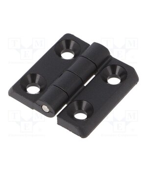 3.ZN30.101-07 Hinge; Width: 30mm; polyamide; black; H: 30mm; Holes no: 4 MLxU1j9h-pZRfUkYlGTjuEyy5cjUNXLeSAD6UL147Xk