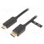 HAGBH Cable; DisplayPort plug,HDMI plug; Len: 2m; black; 30AWG PXnJ09FQwOGnxeaJkB-AdK8224CaWqDkFN7A5UwgEHo