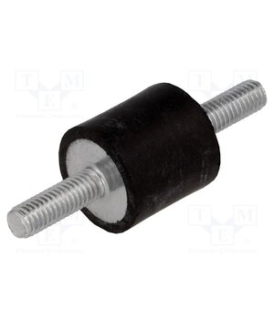 DVA.1-20-20-M6-18-55 Vibration damper; M6; Ø: 20mm; rubber; L: 20mm; Thread len: 18mm 2kQAyixWFVBVqtIVXow2qonYOR8ByP2OJD3s4CEwrwU