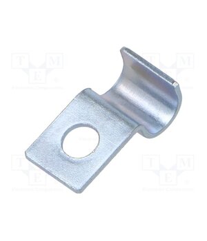 2367.060 Screw mounted clamp; Øbundle : 6mm; zinc plated steel; 50pcs. L2RuJXB5EFYC2melSflzfE5quFI1iXZ1ea5YbzpJUOw
