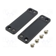 BA WL 13 - 7024 Wall mounting element; graphite; 2pcs; BOCUBE ALU Z0nnoATOWPaykE1ob7ZyZHwJJmohrhBVyfl6cgV-LUQ
