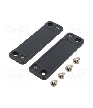 BA WL 13 - 7024 Wall mounting element; graphite; 2pcs; BOCUBE ALU Z0nnoATOWPaykE1ob7ZyZHwJJmohrhBVyfl6cgV-LUQ
