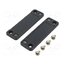 BA WL 13 - 7024 Wall mounting element; graphite; 2pcs; BOCUBE ALU Z0nnoATOWPaykE1ob7ZyZHwJJmohrhBVyfl6cgV-LUQ