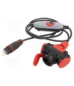 4670002 Transition: adapter cable; 2P+PE; 230VAC; 16A; PIN: 3 OX-qwg9OeG4YwZ8V8qkeOSjC4ZJPlGL25syof5pf4Bk