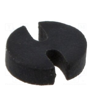 ELM 4-1MM Spacer sleeve; LED; Øout: 3.7mm; ØLED: 3mm; L: 1mm; black; UL94V-0 5b0IpMuzKNofWwRcZoCP3texCBt56dfMLmQmcpttZYo