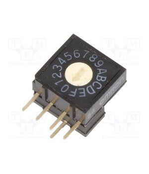 A6RV-161RF Encoding switch; HEX/BCD; Pos: 16; THT; Rcont max: 200mΩ; A6RV B_fpk2-lUPcMd95y2oj52uaresODZgGOhNRyklpdjTg
