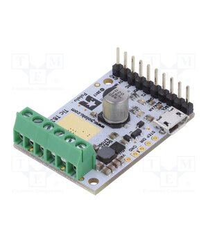 TIC T834 USB STEPPER MOTOR CONTROLLER Stepper motor controller; DRV8834; analog,I2C,PWM,RC,TTL,USB uE4zh-HP6l4orhAZWmH5-Pg4QTUZZ1CIoqBkQG0txbk