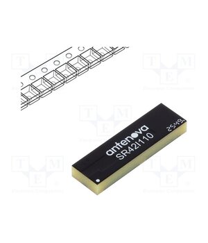 SR42I110 Antenna; ISM; linear; SMD; 50Ω; 863÷928MHz; 26x7.6x3.1mm; -40÷140°C VUrnEIg8sh2JW4McrqZQxy-XoDWcOMURJ0V3Yj_nXmw