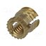 B3/BN1046 Threaded insert; brass; without coating; M3; BN 1046; L: 4.72mm hkrlXXM9Jq1VgTjhPvhdXhP6hhxc3v0WgLZKUIbNato