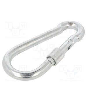 KSZ11120 Carabiner; steel; for rope; L: 120mm; zinc; 11mm; with protection vuMQysDdrtwD4wVfB2nyZJ_6WnHEC1_H9CwMVgwuEPI