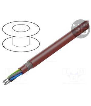 23154 Wire; SiHF-C-Si; 5G0.5mm2; Cu; stranded; silicone; brown-red Xd5XszC_jh1q6KCbRbkqnPUiNDl7AxIncKeWHmIelzI