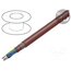 23154 Wire; SiHF-C-Si; 5G0.5mm2; Cu; stranded; silicone; brown-red Xd5XszC_jh1q6KCbRbkqnPUiNDl7AxIncKeWHmIelzI