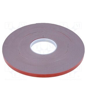 AFTC 5341 Tape: fixing; W: 12mm; L: 33m; Thk: 1.1mm; double-sided; acrylic; grey Q-Z_WQEJOe2jhz0oFOhhjIW9hBOfM_ymBBvJlKb9yPI
