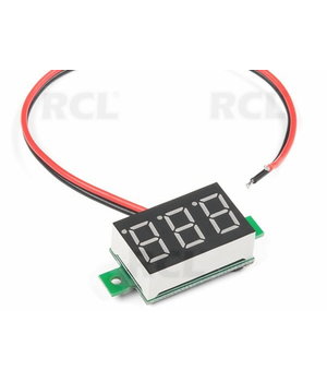 PANELIS DC MĒRĪTĀJS LED 0,28", 2,5...30 VDC, atjaunošana ~1 s, +-1%

 ATMV01.jpg