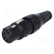 708-0500 Connector: XLR; plug; female; 7.5A; 50V; PIN: 5; straight; for cable eLE3tsq3VNfM8bIB_humdnbtrX-sIMY84NAPTVSd718