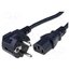 6004.0114 Cable; 3x0.75mm2; CEE 7/7 (E/F) plug angled,IEC C13 female; PVC CUkwbeteko52RZknWGrRBZaTl0r9hPX8frkLtE2NGOw