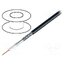 9275 101000 Wire: coaxial; RG59; 1x20AWG; wire; CCS; PVC; black; 305m; CPR: Eca lI9AQcpbQoq-2k1cv-NrZmEqRoEjNcSpuCPpUwPczAM