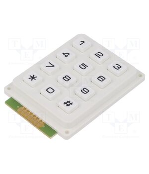 AK-304-N-WWB Keypad: plastic; No.of butt: 12; none; plastic; 200mΩ; 1N; 20mA l7Lb6OHdMd0rt057bnFBNsNfSsIn7JAZngL2L4QeL8M