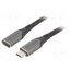 TABHD Cable; USB 3.1; USB C socket,USB C plug; 0.5m; black; Cu,tinned PH8X0POXfJY7hu5EnamzZ_8FUBfXlzW5kjqPE-Y_TCo