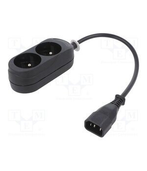 5907570028821 Cable; H05VV-F; 3x1mm2; CEE 7/5 (E) socket,IEC C14 male; PVC KnL33UKiii021linWeGj3KjrH7W3coOQzkc9dyguqk4