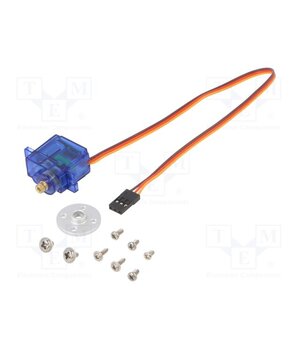 SER0048 Motor: servo; 4.8÷6VDC; micro; analogue; 22.9x12.2x28.5mm; metal AQoR3zI0_rng54du0kwdWkBH3wR4wL6is_T0TjvVHbg