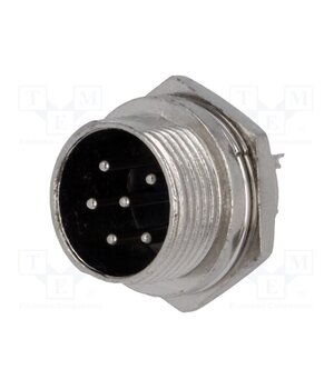 VG04016 Connector: microphone; socket; male; PIN: 6; for panel mounting PF2eUm7nbxDkvH9j_MwpgppMRg07bdMrWjybAktnz9s