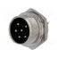 VG04016 Connector: microphone; socket; male; PIN: 6; for panel mounting PF2eUm7nbxDkvH9j_MwpgppMRg07bdMrWjybAktnz9s
