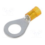 E09KO-02010202300 Tip: ring; M8; 4÷6mm2; crimped; for cable; insulated; tinned; yellow 8ef2TdCp7NgPb8mU6ghV9ZPBNMC8r9uQweKYzTvVMo0