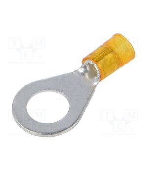 E09KO-02010202300 Tip: ring; M8; 4÷6mm2; crimped; for cable; insulated; tinned; yellow 8ef2TdCp7NgPb8mU6ghV9ZPBNMC8r9uQweKYzTvVMo0