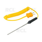 Cable with the temperature sensor,  K-type, -50°C+250°C, 1m