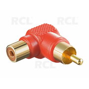 ADAPTERIS RCA (M) <-> RCA(F), 90° taisnleņķa sarkans

 CPE108R.jpg