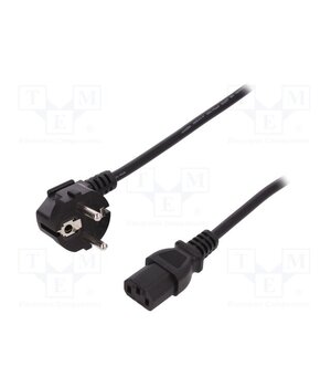 AK-440109-008-S Cable; CEE 7/7 (E/F) plug angled,IEC C13 female; 750mm; black HVvbj_RZ7KkfvHRT5i4YWB3KmQVIVVmAJNw5LE69dO4