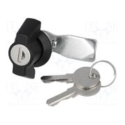 2.PM18.002-18 Lock; zinc and aluminium alloy; 18mm; black finish; Kit: key x2 W98BWXa-wC3JnTDOnRQ8g9vA1osKWRS_h5WosQyZIUc
