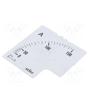 SCL-AM-I-3-150/5A Scale; for analogue ammeter; I AC: 0÷150A; 90°; SCL-AM-I-3 S6lfaKZDl7ZVCfO4WfHXObzAPIrpqF3dmr3QeSHsAxU