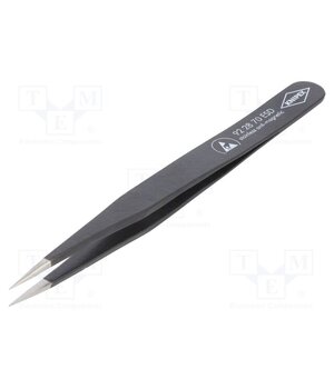 92 28 70 ESD Tweezers: straight; non-magnetic; Blade tip shape: rounded; ESD 4DKt63Y0lgd2fBCOWLXDqXOhpVWgoA5zGLZiK7mS3g4
